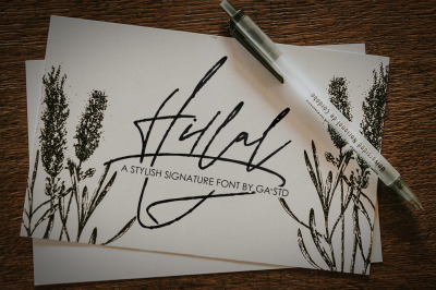 Hillal - A Stylish Signature Font