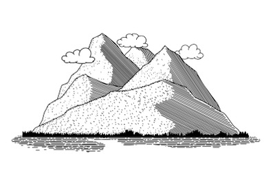 Mountain Scene Icon