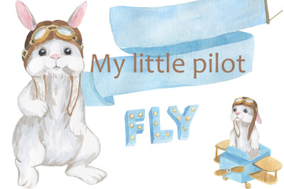 My little pilot -  Rabbit little pilot