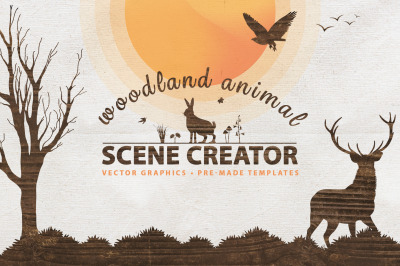 Woodland Animal Scene Creator