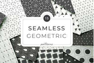 15 Seamless Geometric Vector Patterns