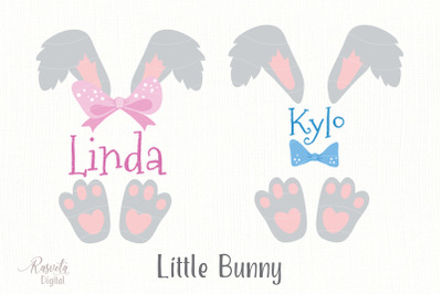 Cute Little Easter Bunny Clipart 2