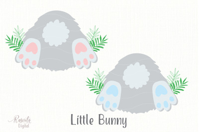 Cute Little Easter Bunny Clipart 3