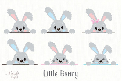 Cute Little Easter Bunny Clipart 11