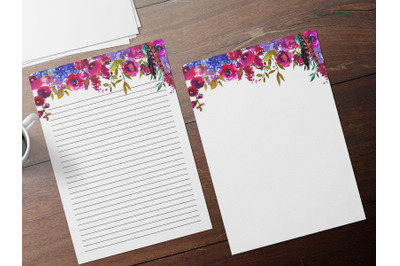 Boho Printable Stationery Set