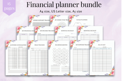 Finance Planner Inserts, Budget Planner, Finance Planner