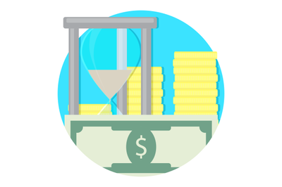 Time and money icon