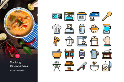 Cooking Icons Pack