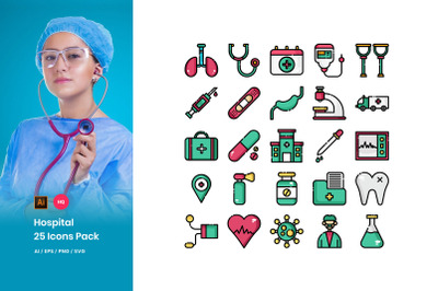 Hospital Icons Pack