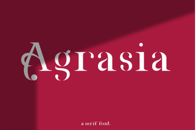 Agrasia | Serif Font