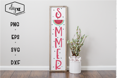 Summer - A Front Porch Sign SVG Cut File