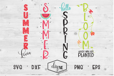 Spring/Summer Welcome Sign Bundle - A Collection Of Front Porch Sign S