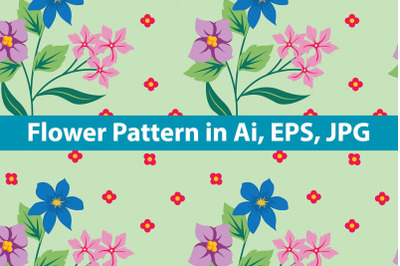 Cute Flowers Pattern Design