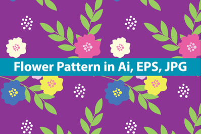 Flowers Pattern Background