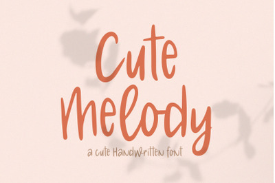 Cute Melody // Cute Handwritten Font