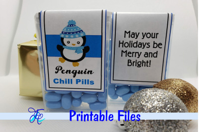 Penquin Chill Pills - Tic Tac Labels