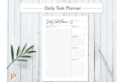 Daily Task Planner Printable