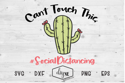 Can&#039;t Touch This  - A Social Distancing SVG Cut File