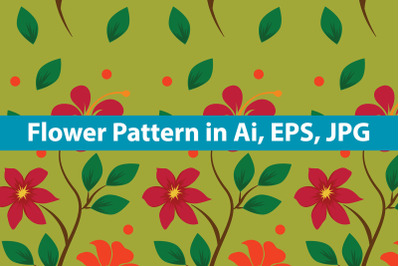 Vintage Flower Pattern Design