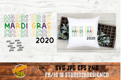 Mardi Gras - Years - SVG PNG EPS