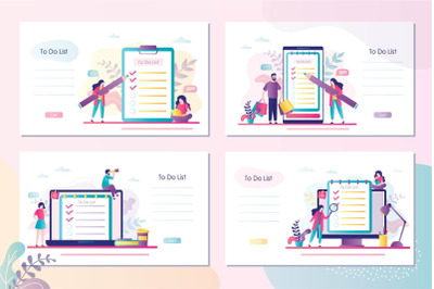 To do list banners template