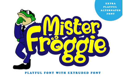 Mr. Froggie Display Font