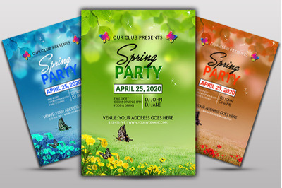 Spring party Flyer