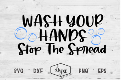 Wash Your Hands  - A Social Distancing SVG Cut File