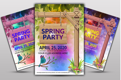 Spring Party Flyer