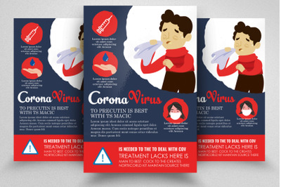 Corona virus Prevention Flyer/Poster