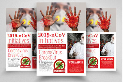 Coronavirus Initiatives Campaign Flyer