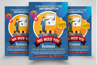 Business Communication Flyer Template