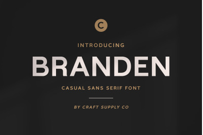Branden - Casual Sans Serif Font