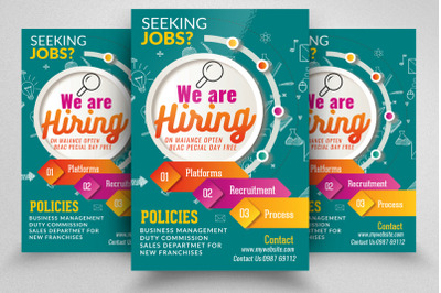 Job Vacancy&2F;Hiring Flyer Template