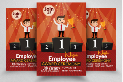 Best Employee Award Night Flyer