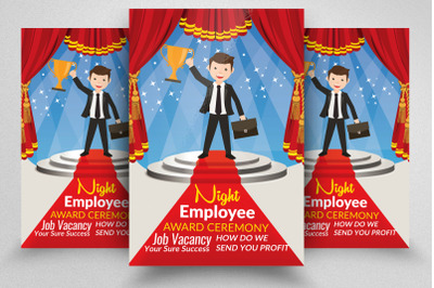 Best Employee Award Night Flyer