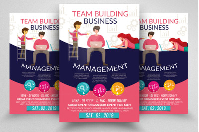 Management &amp; Team Building Flyer