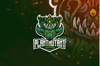 Plant Mutant Esport Logo Template