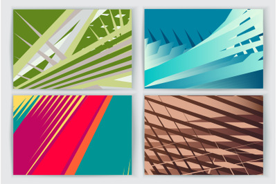 Pattern of geometric shapes and lines virtual background for online co
