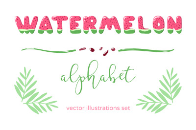 Watermelon Alphabet
