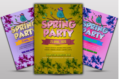 Spring Party Flyer