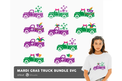 Mardi Gras Truck SVG Bundle