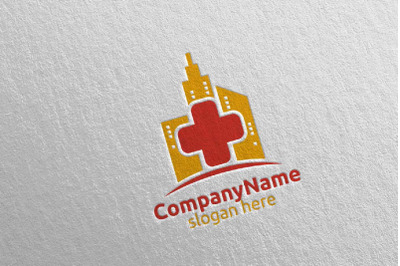 City Cross Medical Hospital Logo Design 41