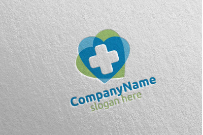 Love Cross Medical Hospital Logo Design 43