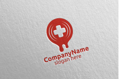 Donor Cross Medical Hospital Logo Design 47