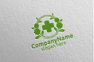 Natural Cross Medical Hospital Logo Design 48