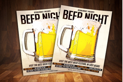 Beer Night Party Flyer