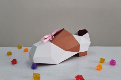 DIY Shoe Favor - 3d papercraft