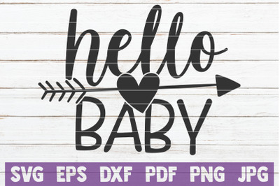 Hello Baby SVG Cut File