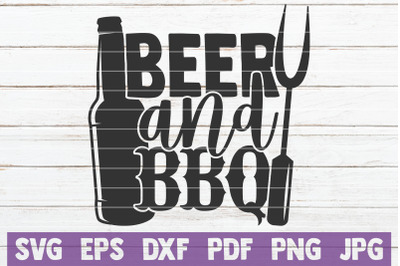 Beer And Bbq SVG Cut File